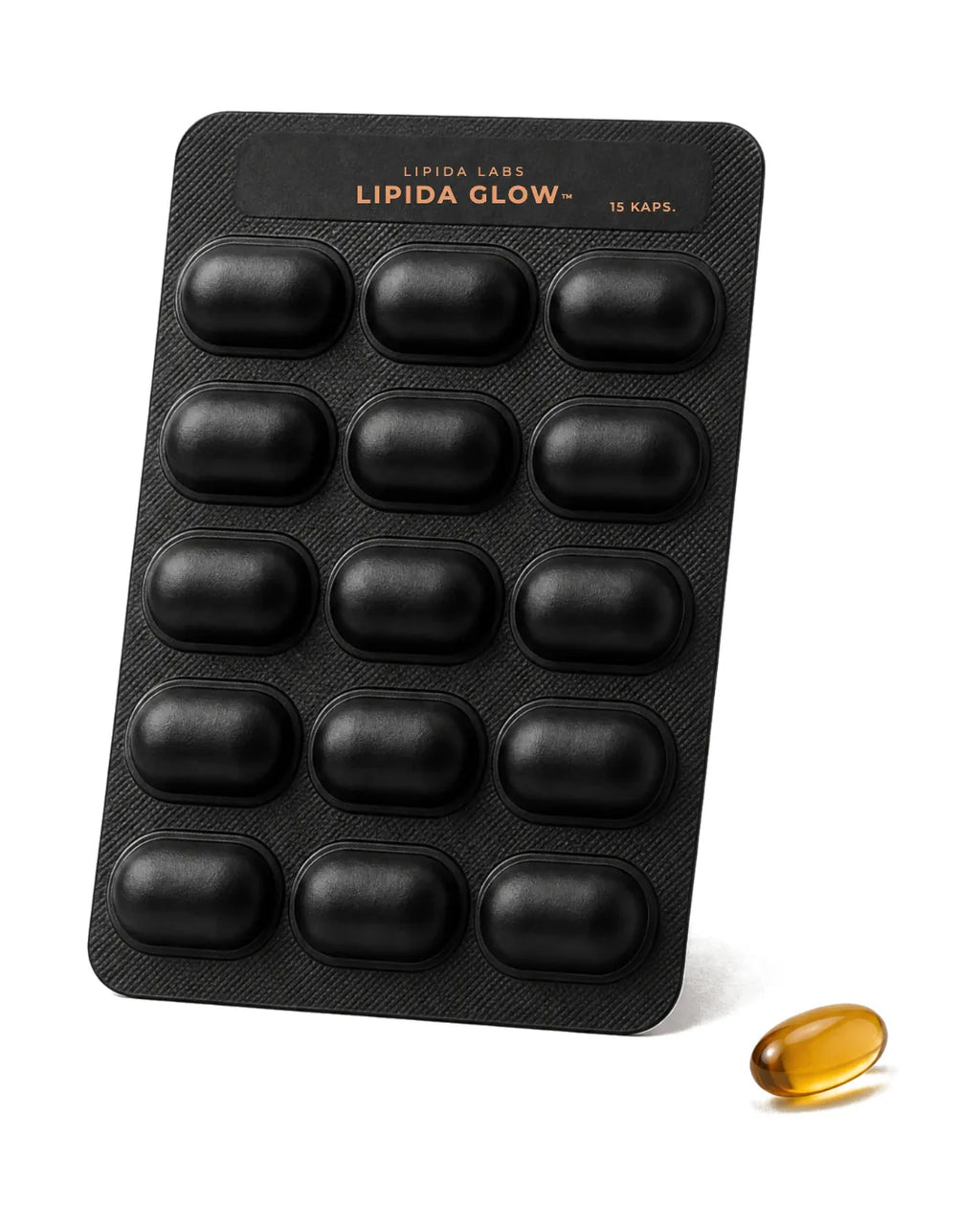 Lipida Glow™ - Pierwsza omega-3, którą bierzesz dla skóry - i która naprawdę do niej trafia.