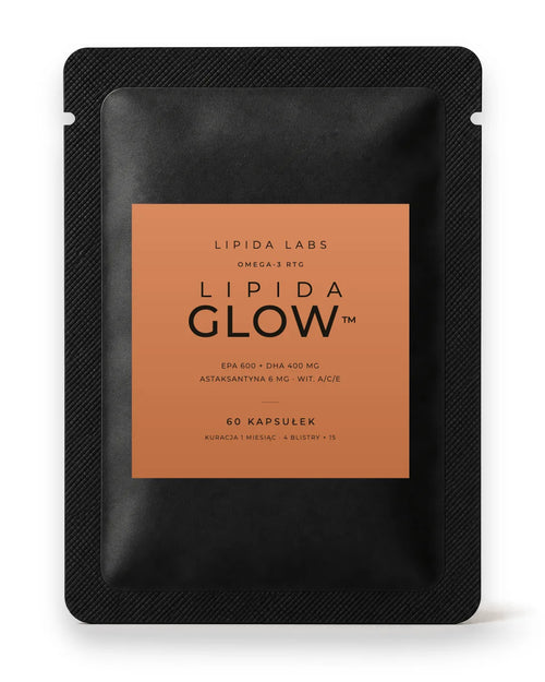 Lipida Glow™ - Pierwsza omega-3, którą bierzesz dla skóry - i która naprawdę do niej trafia.